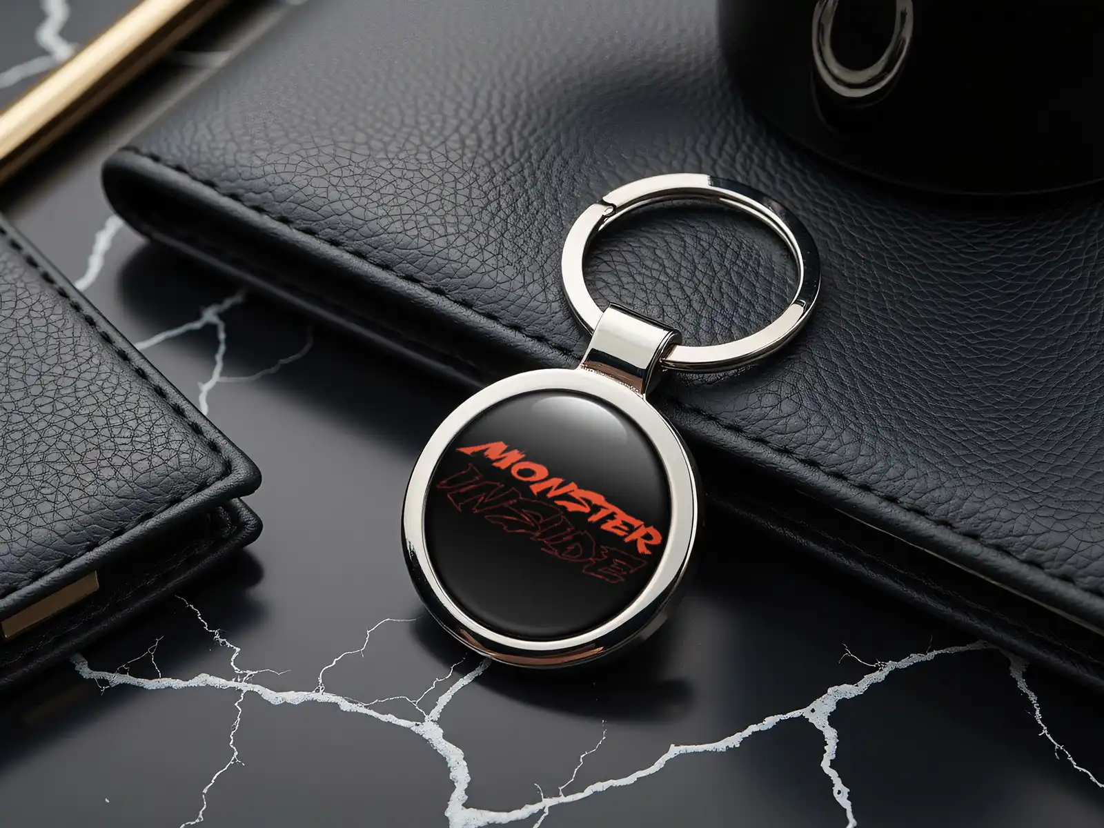 Picture Keychain Metallic Minimal Build